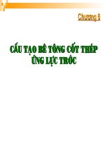 Slide bài giảng cấu tạo bê tông cốt thép ứng lực trước 