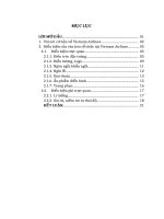 BIỂU HIỆN CỦA VĂN HÓA TỔ CHỨC TẠI HÃNG HÀNG KHÔNG QUỐC GIA VIỆT NAM VIETNAM AIRLINES