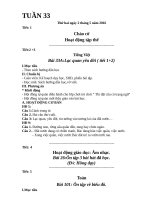 Giáo án lớp 4 VNEN tuần 33 