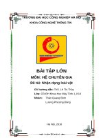 he chuyen gia nhan dang loai vat