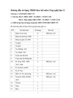 Hướng dẫn thực hiện các bài thực hành điện tử môn Công nghệ 12