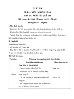 giao an lop choi nem xa bang 2 tay