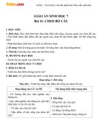 giao an sinh hoc 7 bai 41