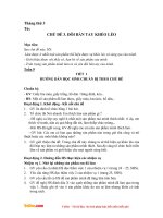 Giao an trai nghiem sang tao lop 2 chu de 3