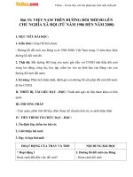 giao an lich su 9 bai viet nam tren duong doi moi di len chu nghia xa hoi tu nam 1986 den nam 2000