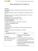 giao an sinh hoc 10 bai 26