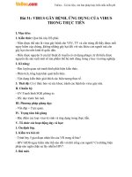 giao an sinh hoc 10 bai 31