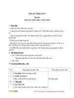 giao an tieng viet 5 tuan 11 bai tap doc chuyen mot khu vuon nho