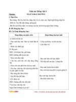 giao an tieng viet 3 tuan 6 bai tap doc ngay khai truong