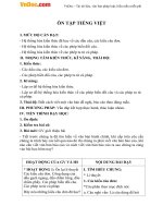 giao an bai on tap tieng viet