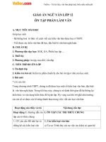 giao an ngu van 12 bai on tap phan tap lam van
