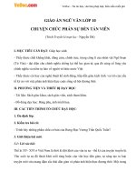 giao an bai chuyen chuc phan su den tan vien