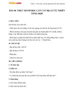 giao an dia ly 8 bai thuc hanh doc lat cat dia li tu nhien tong hop