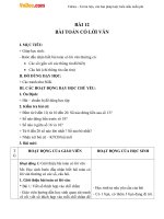 giao an toan 1 bai 12