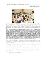 MẤY SUY NGHĨ về GIẢNG dạy THƠ bác ở bậc học THCS 