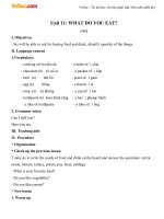 giao an tieng anh 6 unit 11