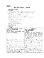 giao an ngu van lop 9 bai tieng noi cua van nghe