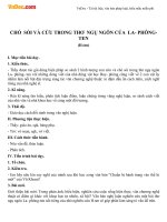 giao an ngu van 6 bai cho soi va cuu