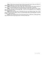 Câu hỏi ôn tập những vấn đề cơ bản của chủ nghĩa mác lênin