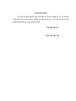 luận văn quản lý bồi dưỡng giáo viên mầm non thành phố bến tre trong bối cảnh hiện nay 