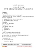 giao an tieng viet 3 tuan 7 bai luyen tu va cau on tap ve tu chi hoat dong trang thai so sanh