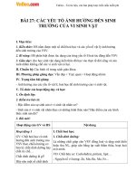 giao an sinh hoc 10 bai 27