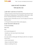 giao an bai viet quang cao