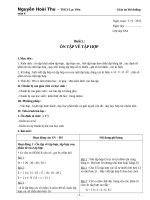 Giáo án dạy thêm toán 6