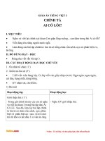 giao an tieng viet 3 chinh ta nghe viet ai co loi phan biet uech uyu s x an ang