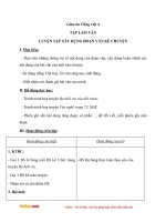 giao an tieng viet 4 tuan 7 bai tap lam van luyen tap xay dung doan van ke chuyen