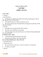 giao an tieng viet 3 tuan 3 bai tap doc chiec ao len