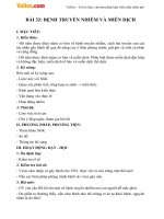 giao an sinh hoc 10 bai 32