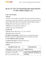 giao an sinh hoc 11 bai 38