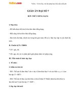 giao an dai so 7 chuong 4 bai 4