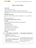 giao an toan 1 chuong 1 bai 6 cac so 1 2 3 4 5