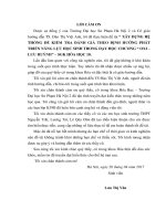 Xây dựng hệ thống đề kiểm tra đánh giá theo định hướng phát triển năng lực học sinh trong dạy học chương Oxi – Lưu huỳnh – SGK Hóa học 10