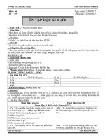 giao an hoa hoc 8 on tap hk 2 tiet 2