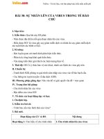 giao an sinh hoc 10 bai 30