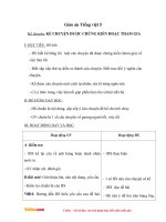 giao an tieng viet 5 tuan 3 ke chuyen duoc chung kien hoac tham gia