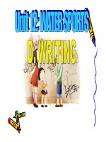 bai giang tieng anh 12 unit 12 Writing