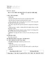 giao an bai cau truc di truyen cua quan the tiep theo