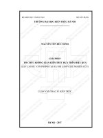 Giải pháp tổ chức không gian kiến trúc dựa trên hiệu quả (lấy cao ốc văn phòng tại hà nội làm ví dụ nghiên cứu) (tt) 