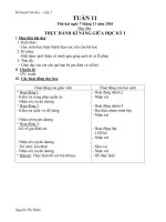 giao an lop 1 tuan 11 doc