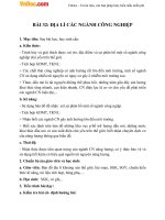 giao an dia ly 10 bai 32 dia li cac nganh cong nghiep