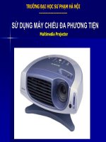 Buổi 4: Bài giảng rèn luyện kĩ năng sử dụng thiết bị dạy học cho giáo viên phổ thông và sinh viên ngành sư phạm