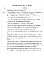 KỊCH BẢN DIỄN ÁN  HỒ SƠ SỐ 10