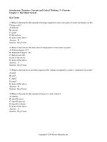 Introductory chemistry concepts and critical thinking 7th edition corwin test bank 