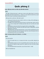 Đề cương ôn tập môn quốc phòng 2