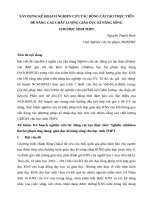 Giải pháp nâng cao chất lượng giáo dục kĩ năng sống cho học sinh trung học phổ thông