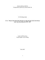 Đảng bộ tỉnh thanh hóa xây dựng đội ngũ cán bộ chủ chốt cấp xã, phường trong những năm 1986   2001 (tt) 